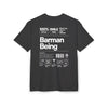 Barman Being- Oversized T-Shirt Black
