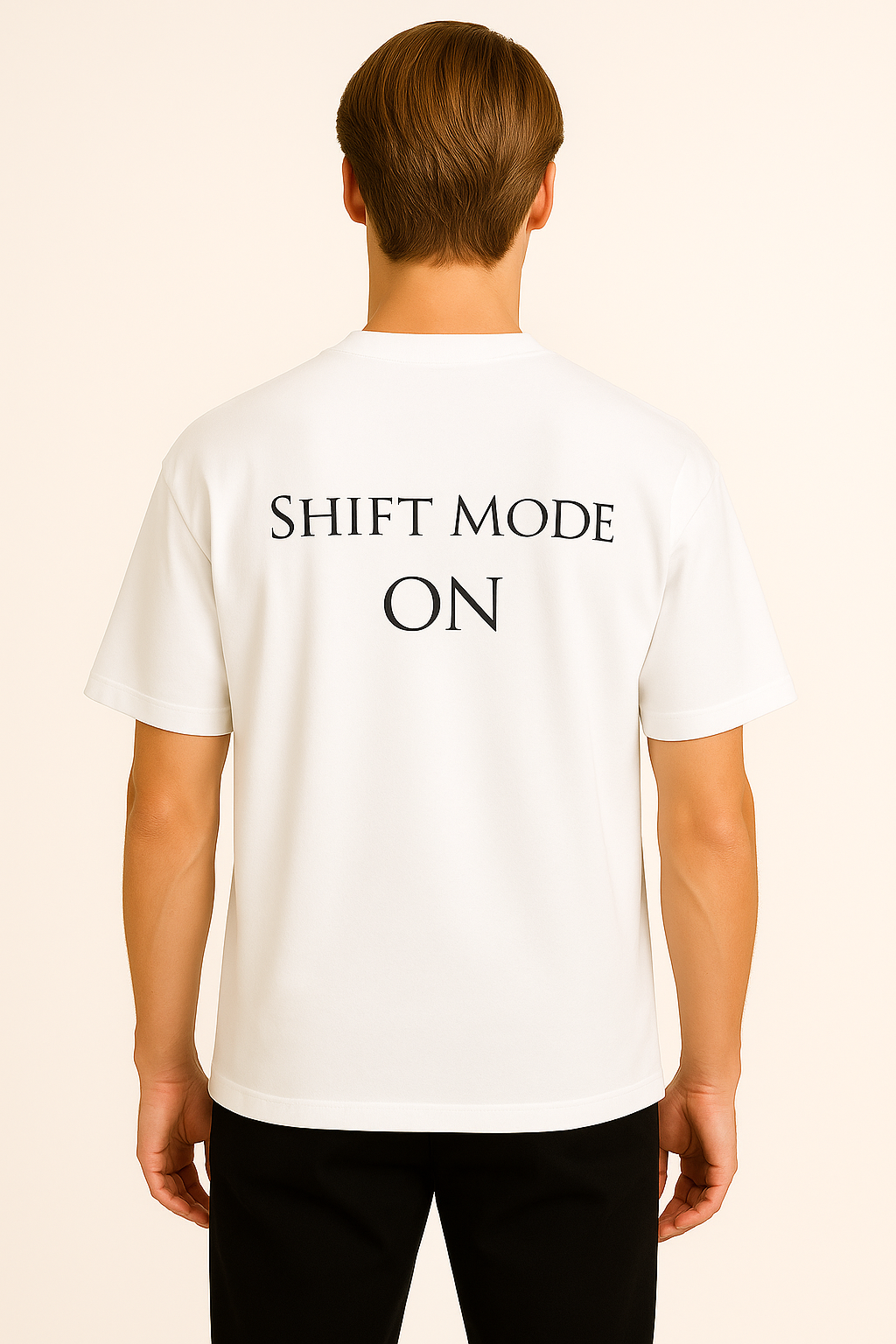 Shift Mode ON - Oversized T-Shirt White