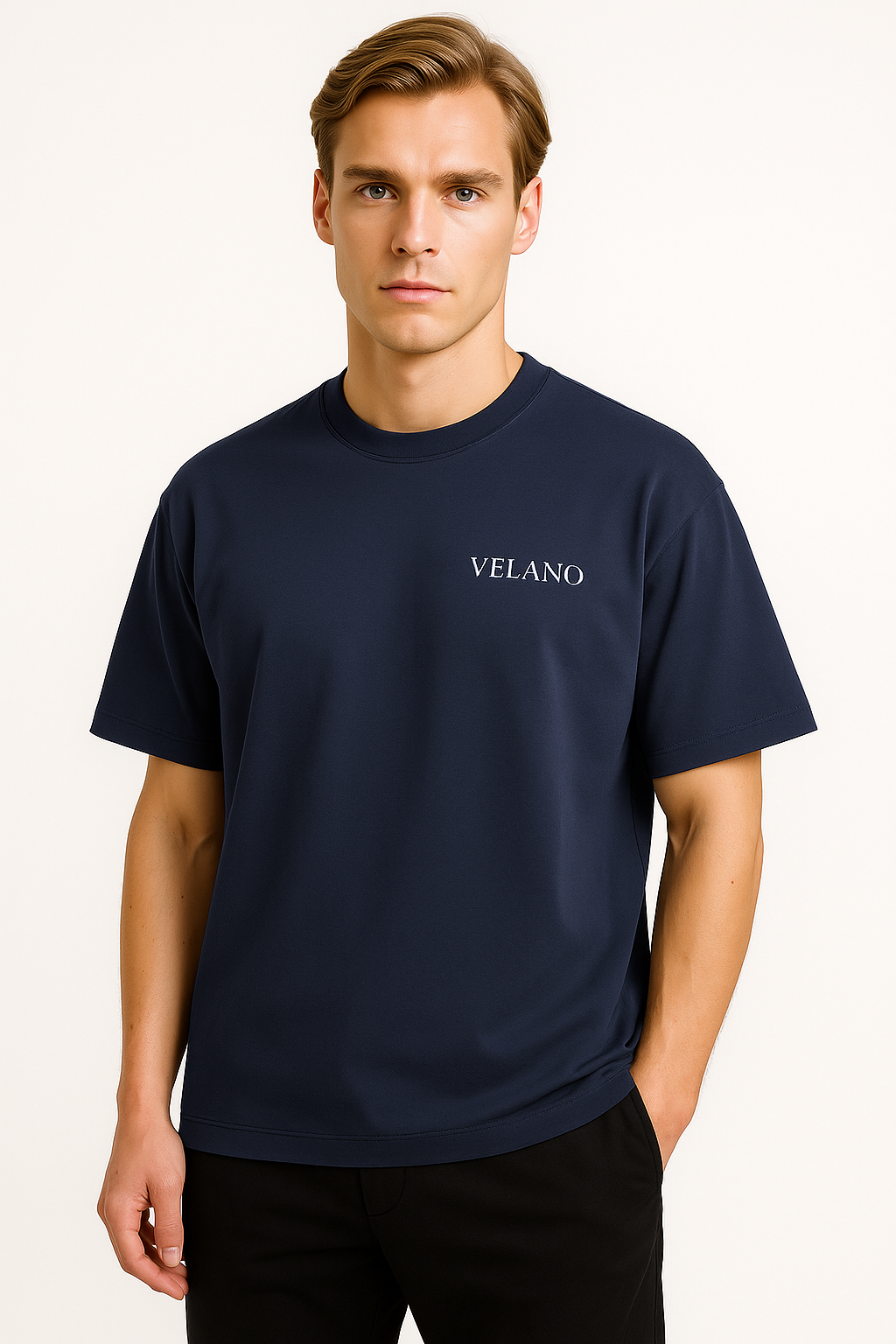 Shift Mode ON - Oversized T-Shirt Navy