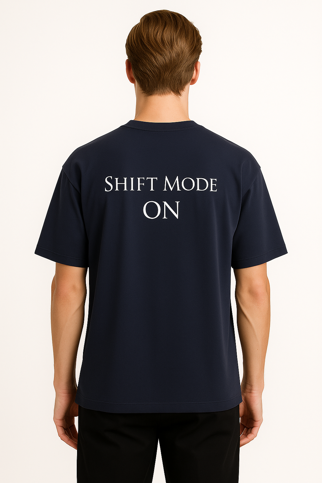 Shift Mode ON - Oversized T-Shirt Navy